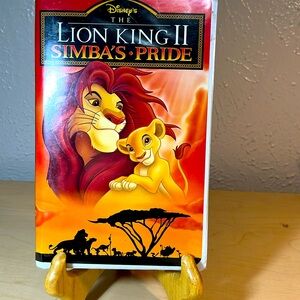 Walt Disney, the lion King to Simba pride VHS